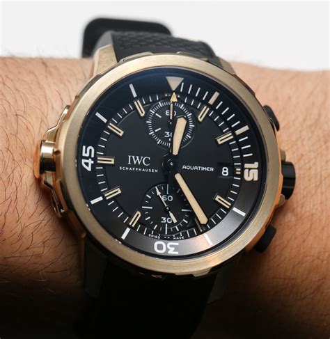 iwc darwin bronze review|Allure of the IWC Aquatimer Charles Darwin Chronograph Bronze.